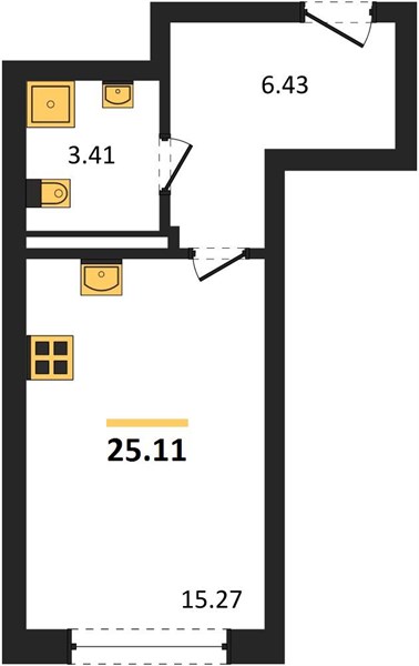 Квартира Студия